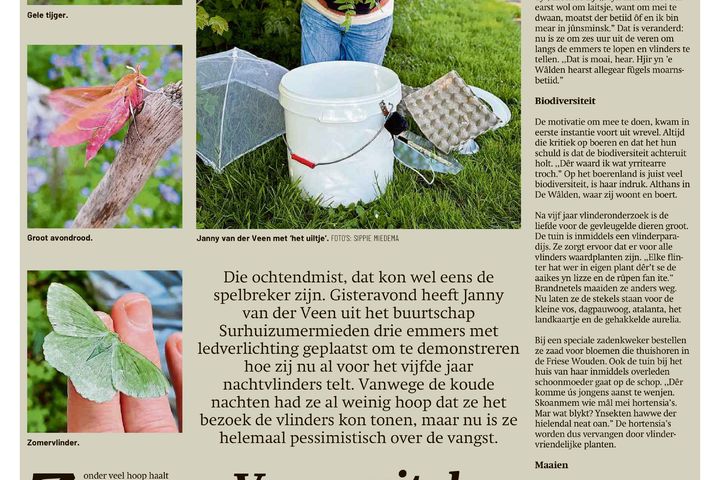 Vroeg uit de veren voor de nachtvlinder